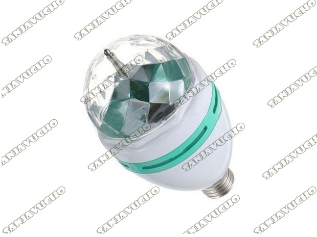 &++ LAMPARA FOCO GIRATORIO LUZ LED